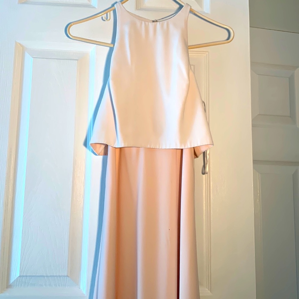Jill Stuart long, pink dress. Worn to a wedding once. Dry cleaned